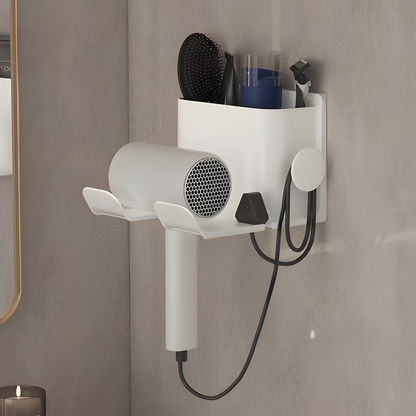 Organiseur de salle de bain TidyTouch avec support pour téléphone